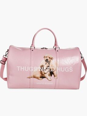 🌸🐶 SANTO STUDIOS DUFFEL BAG PINK 👜🌸